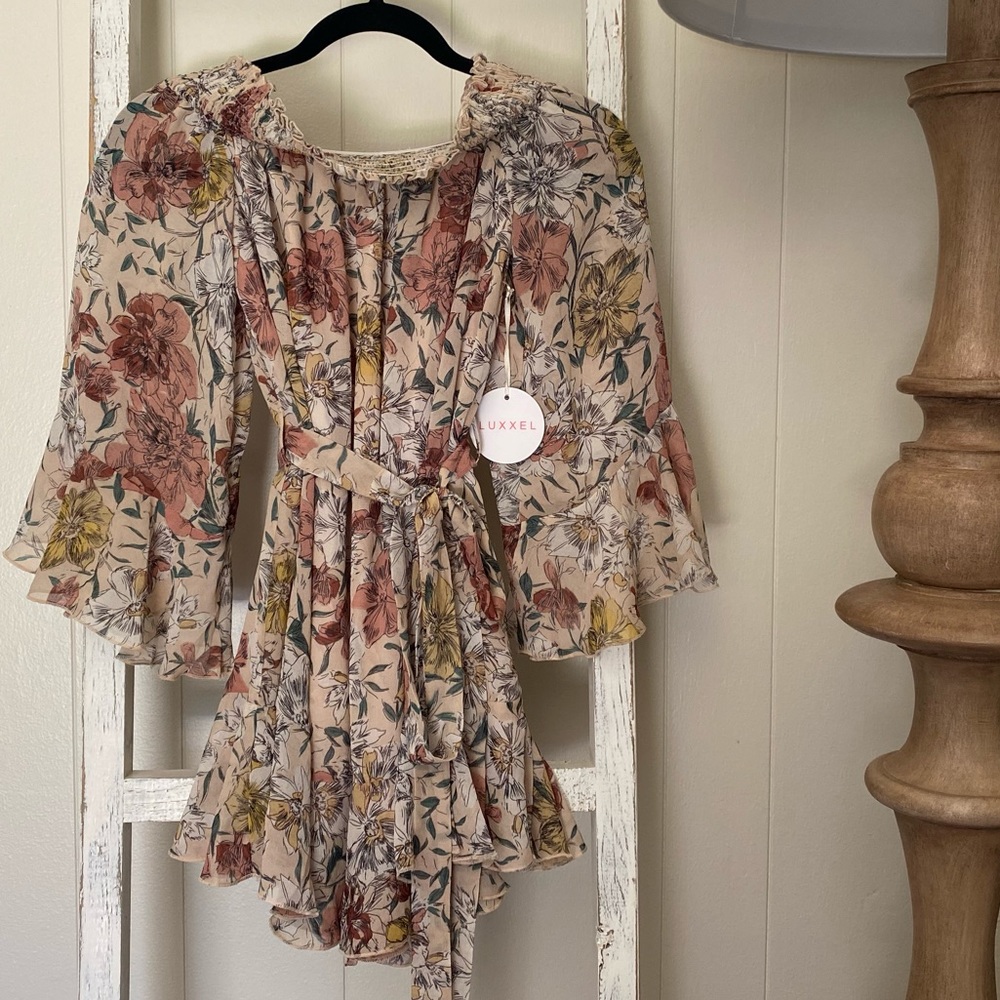 Luxxel off the shoulder mini dress